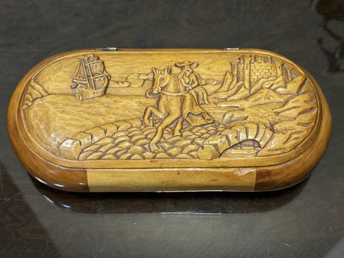 Vintage soviet wooden box - vintage,