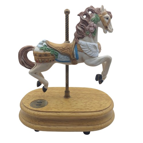 Carousel horse music box - horse,