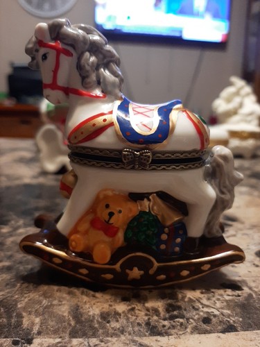 Christmas rocking horse - rocking,