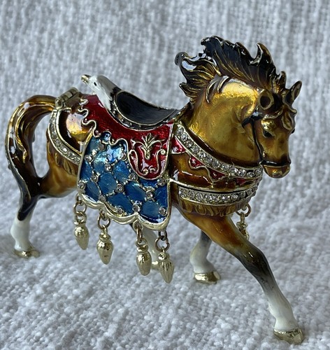 Jeweled running horse - jeweled,