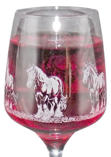 New engraved draught horse - 'draught, horse'