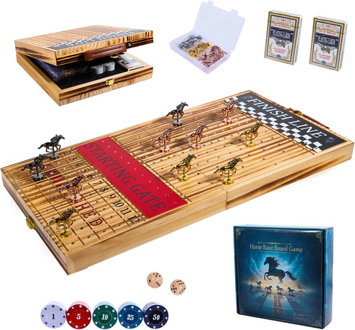 Horse race board game 23 - race,