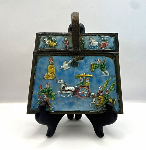 Antique chinese enamel - chinese,