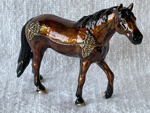 Ciel horse brown trinket box - ciel,