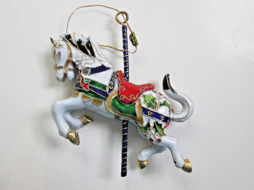 Cloisonne enamel horse - cloisonne,