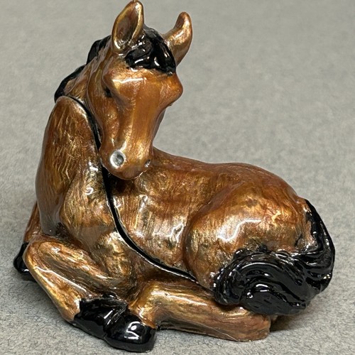 Handmade horse trinket box - horse,