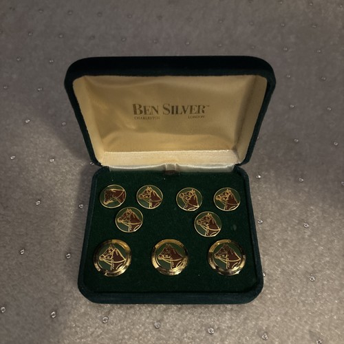 Ben silver horse buttons - silver,