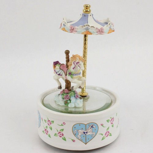 Vintage porcelain carousel - porcelain,