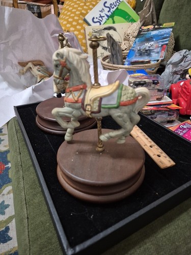 Vintage carousel ceramic - carousel,