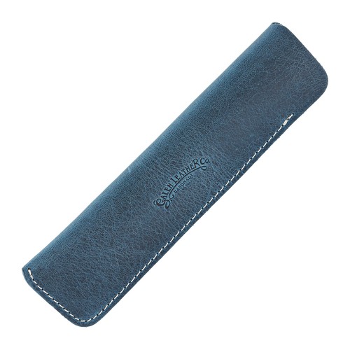 Galen leather single pen case - leather,
