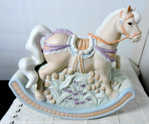 Enesco rocking horse - horse, box