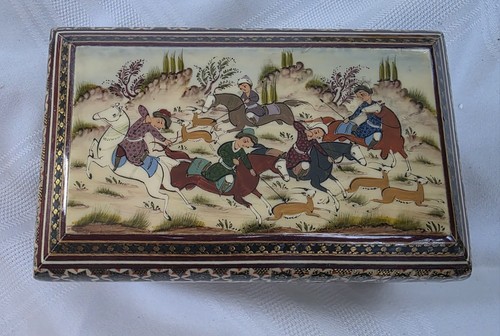 Persian khatam wood - khatam, trinket